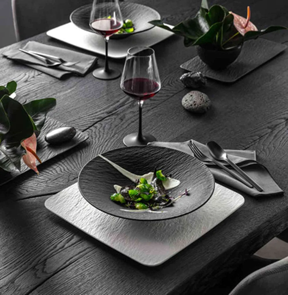 Villeroy & Boch Manufacture Rock Kombiservice 18-teilig Schwarz – Bild 5