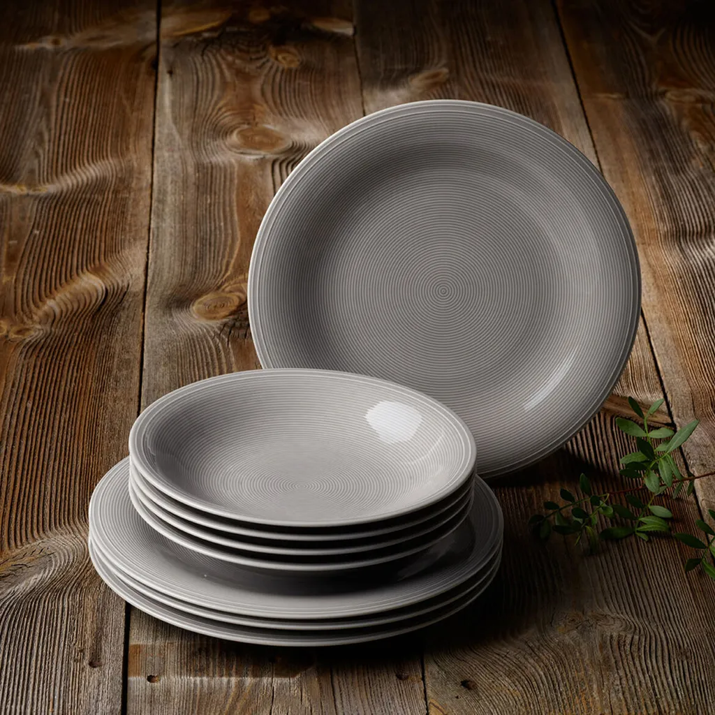 LIKE. BY Villeroy & Boch Color Loop Stone 8tlg Tafelset Tafelservice Geschirrset – Bild 5