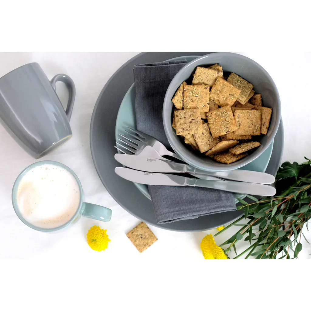Mäser 931914 Kombiservice Pastell Selection Für 4 Personen, Steinzeug, Grau (1 Set, 16-teilig) – Bild 6