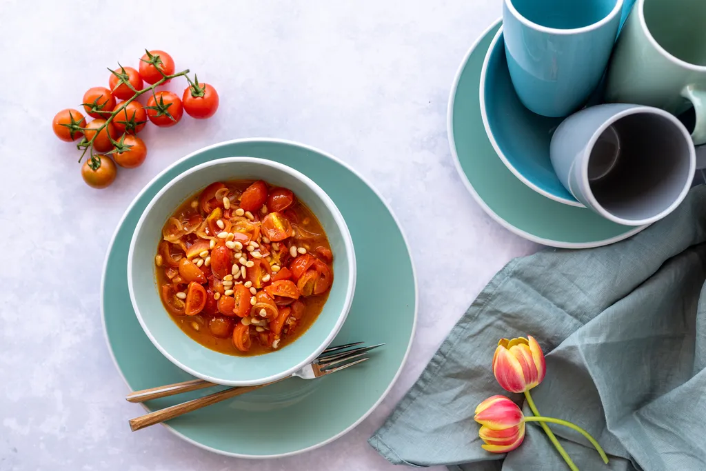 Mäser 931770 Kombiservice Elissa Für 6 Personen, Steinzeug, Türkis (1 Set, 24-teilig) – Bild 7