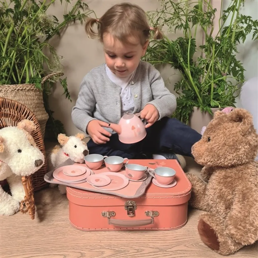 Koffer-Tee-Set Motiv Pilz, Für Kinder – Bild 2