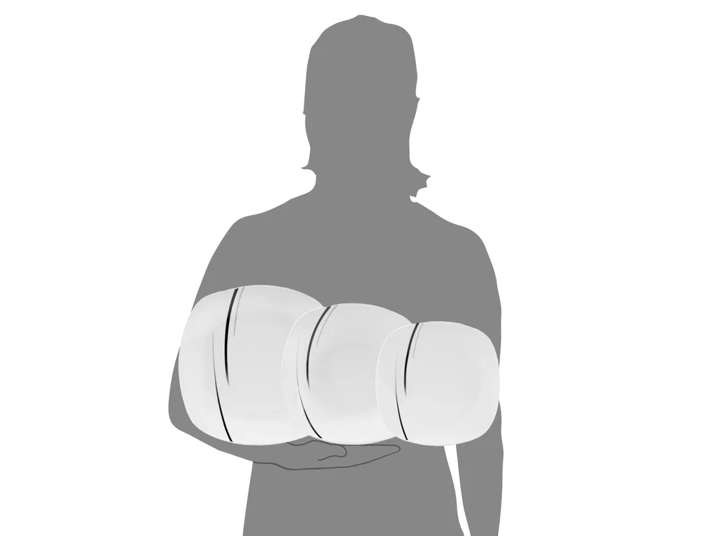 Sänger SÄNGER Porzellan Geschirrset Bilgola Black Lines, Tafelservice 18 Teilig Für 6 Personen – Bild 4