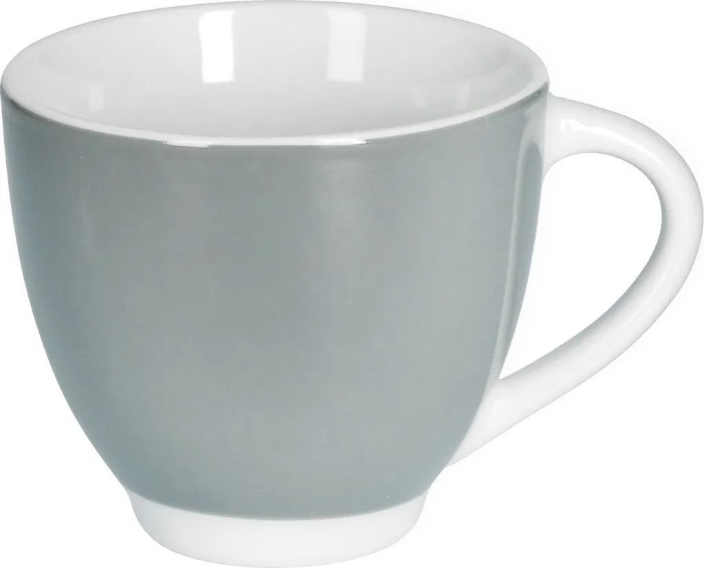 Van Well Kombiservice 30-tlg. Für 6 Personen Serie Vario Porzellan - Farbe Wählbar, Farbe:grau – Bild 6