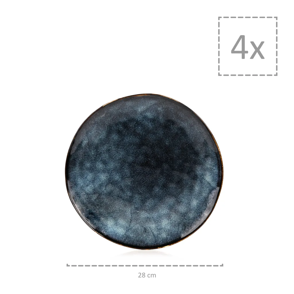 Sänger SÄNGER | Tafelservice Tokio Aus Steingut, 23-teiliges Geschirrset Für 4 Personen, Einzigartiges Design – Bild 9