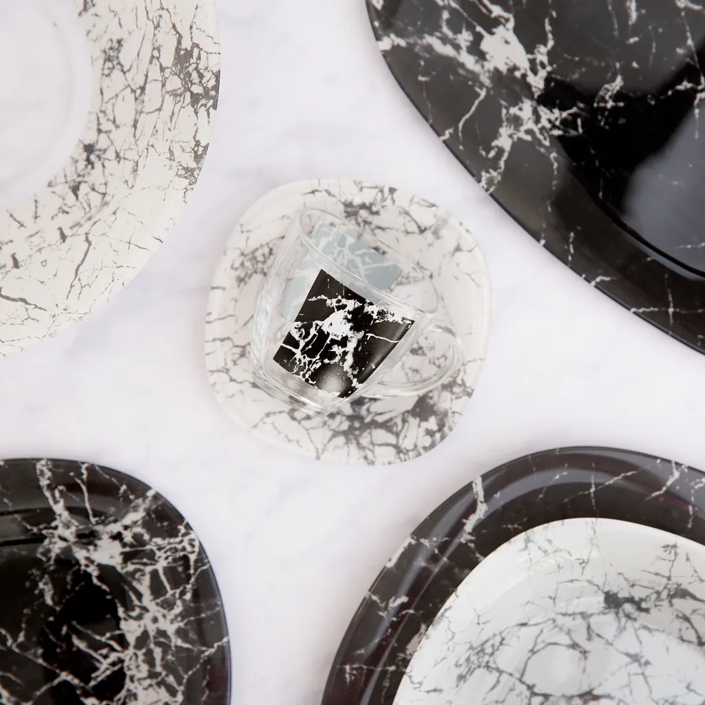 Tafelservice Marble Black 46 Tlg. LUMINARC – Bild 2