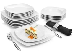 Sänger SÄNGER Porzellan Geschirrset Markant, Tafelservice 18 Teilig Für 6 Personen