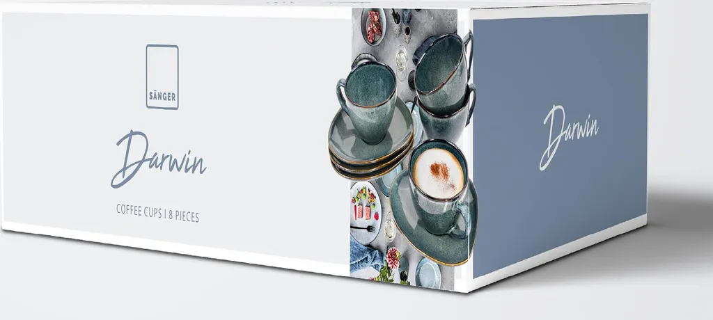 Sänger SÄNGER Kaffeetassen Set Darwin 8 Teilig Für 4 Personen – Bild 4