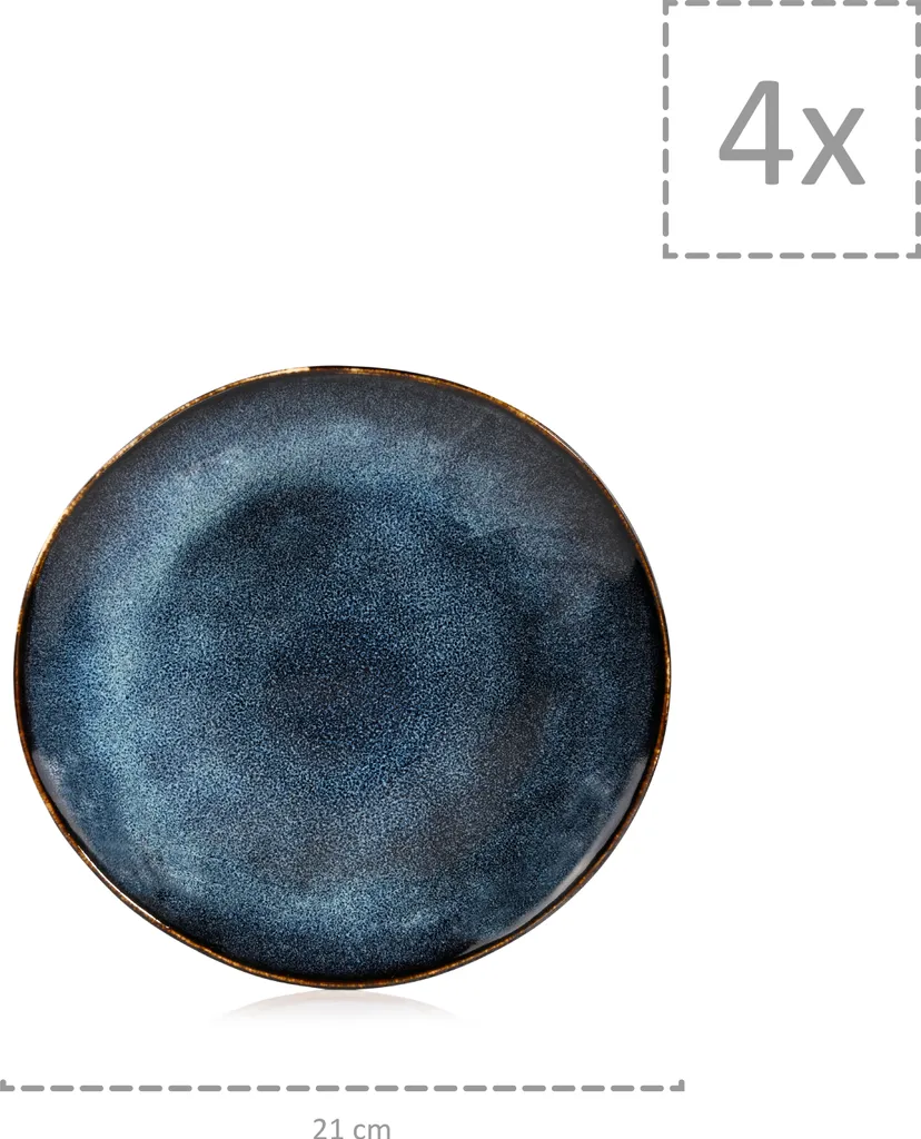 Sänger SÄNGER | Tafelservice Tokio Aus Steingut, 23-teiliges Geschirrset Für 4 Personen, Einzigartiges Design – Bild 6