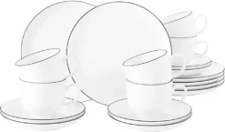 Seltmann Weiden Kaffeeservice Lido Schwarz Mit Farbrand Zeitlos