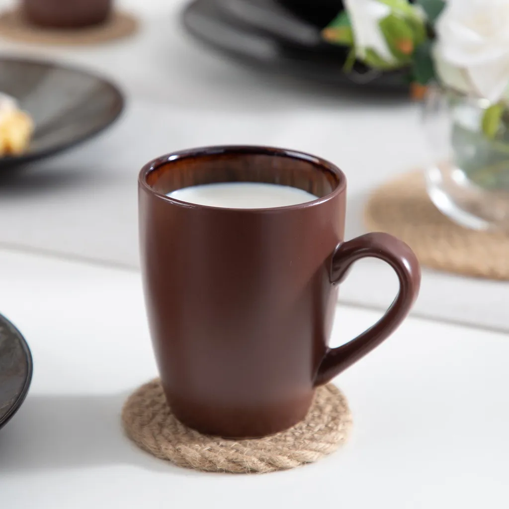 Tafelservice Steinzeug, Vancasso 16-St BUBBLE Kombiservice, Geschirrset Mit Müslischalen, Kaffeetassen, Dessertteller Und Speiseteller Für 4 Personen, Vintage – Bild 8