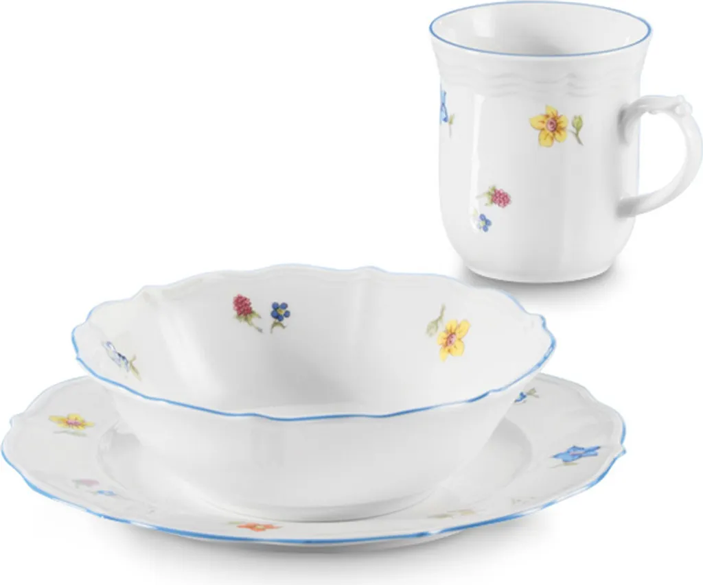 Seltmann Weiden Frühstück-Set Sonate Bunt Landhaus Traditionell – Bild 9