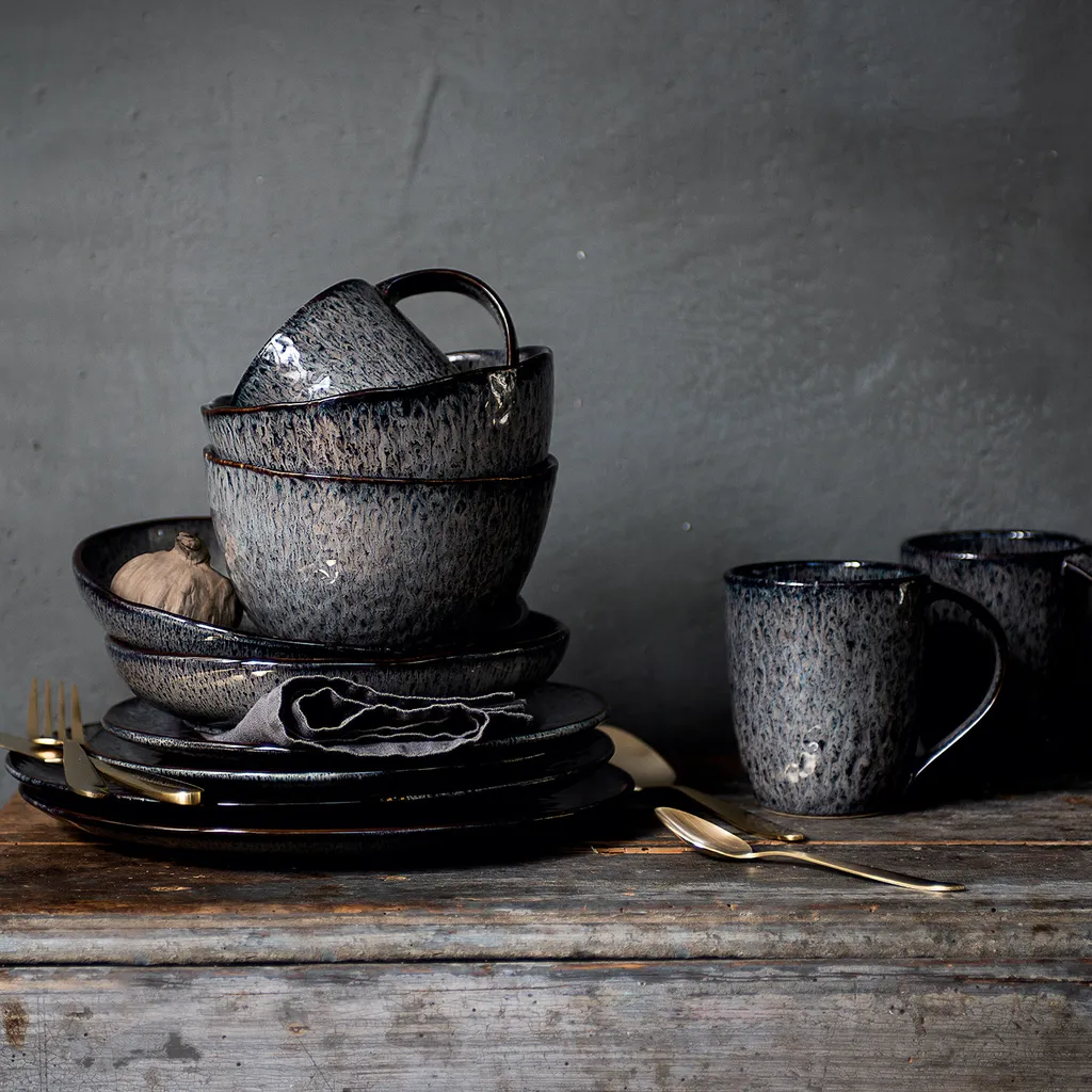 Leonardo Keramikgeschirr-Set Matera 18tlg. Grau, 026055 – Bild 8