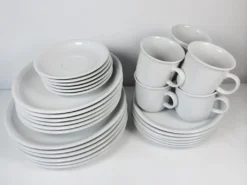 Kombiset 30-tlg. - Trend Weiß - Thomas - Teller Tassen Porzellan Geschirr