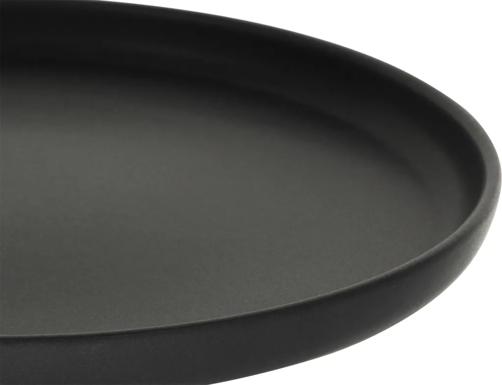 CreaTable 22979 Tafelservice Uno BLACK Für 4 Personen, Steinzeug, Schwarz (1 Set, 12-teilig) – Bild 3