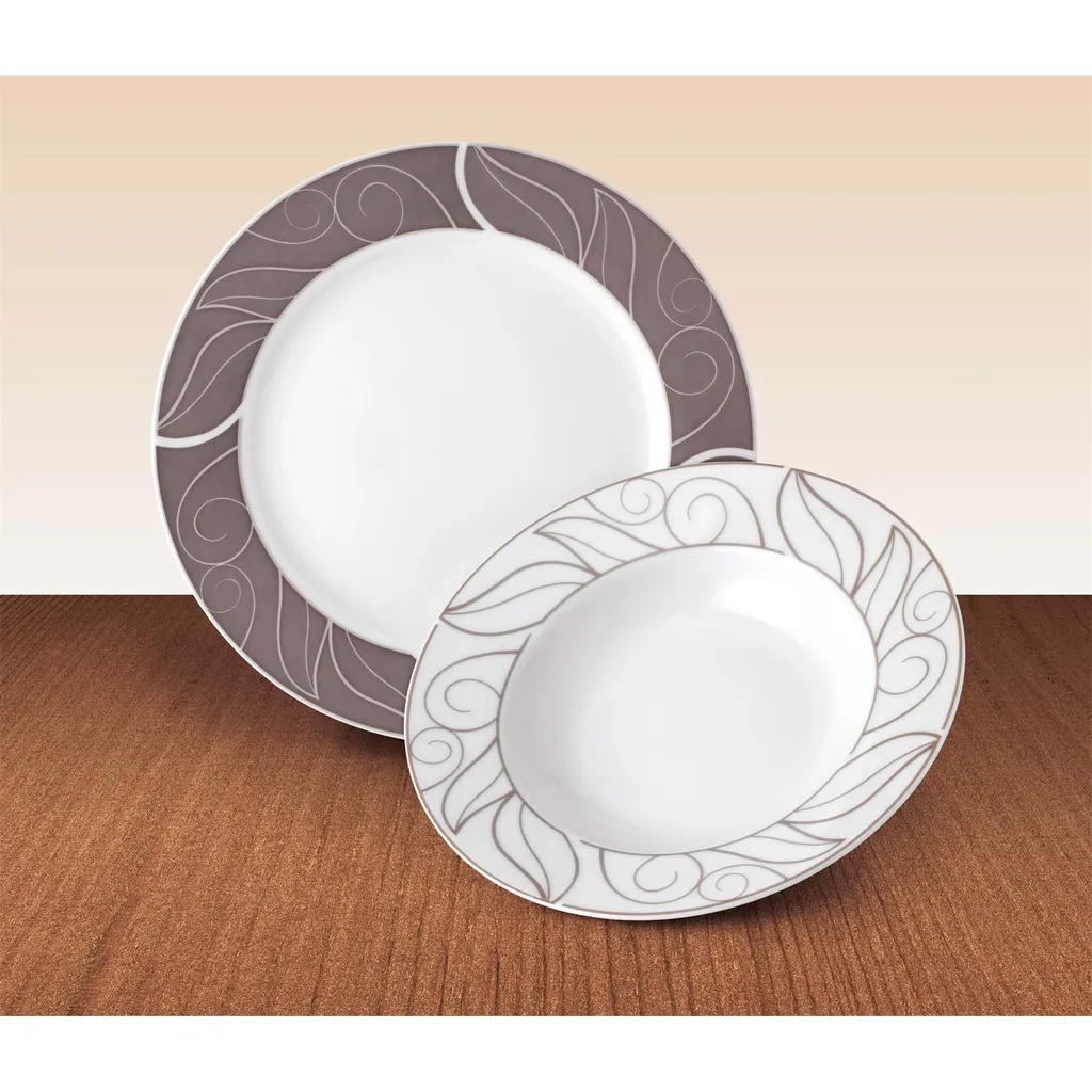 WELLCO Tafelset Grenoble Porzellan 12teilig – Bild 2