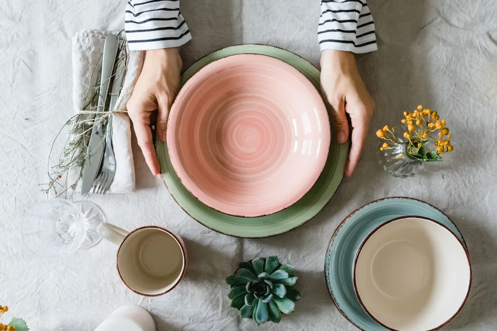 Mäser 931499 Lumaca Vintage Geschirr-Set Für 4 Personen, Handbemaltes Keramik Kombiservice, Steingut, Bunt, 16-teilig (1 Set) – Bild 8