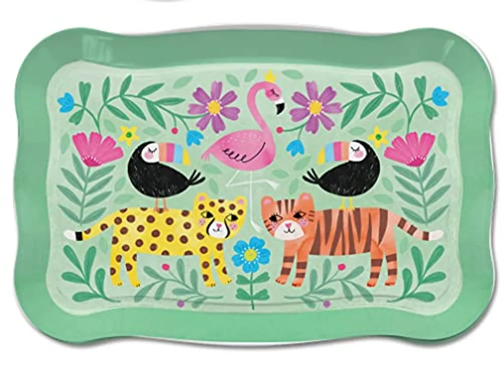 Kinderspiel Zinn Teeservice & Tragetasche, 15-teilig - Safari Design – Bild 6
