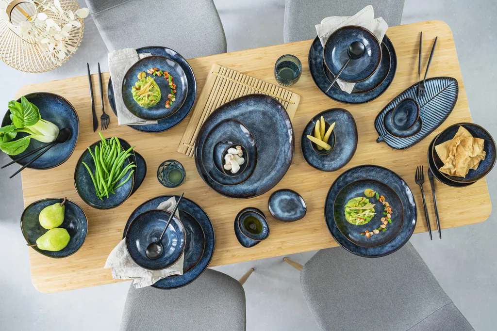 Sänger SÄNGER | Tafelservice Tokio Aus Steingut, 23-teiliges Geschirrset Für 4 Personen, Einzigartiges Design – Bild 4