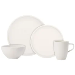 VILLEROY & BOCH Artesano Einsteigerset 8 Tlg. Tellerset Geschirr-Service Kaffeetassen Schalen